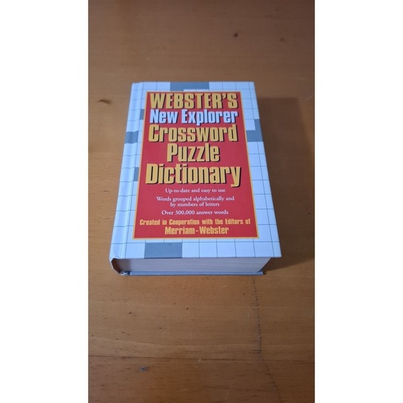 Other - Webster's New Explorer Crossword Puzzle Dictionary | Reference (A7)